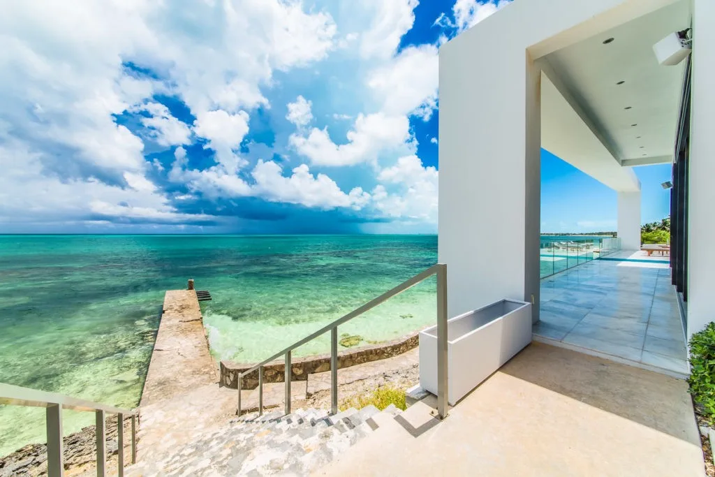Private beach