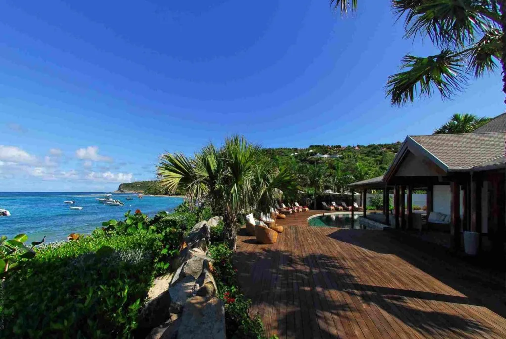 Villa La Plage in St. Barts on Lorient Beach