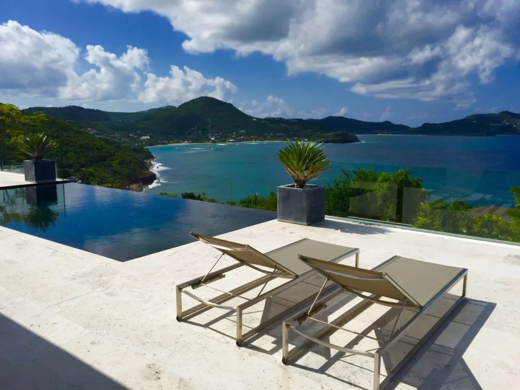 Villa Vitti overlooking Shell Beach in St. Barts