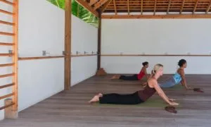 Exhale Core Fusion class at The Gansevort. Loved working out in the fresh air. (Photo courtesy of The Gansevoort)
