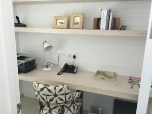 I mean, if you have to send a fax on vacation, don't you want to use this room?! WIMCO Villas, Beach Enclave, PL BNC, Turks & Caicos, Babalua Beach, Family Friendly Villa, 4 Bedroom Villa, 4 Bathroom Villa, Pool, WiFi