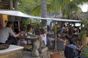 The chilled out beach vibe at the Zen Bar