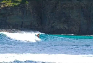 Surfing in St. Barths