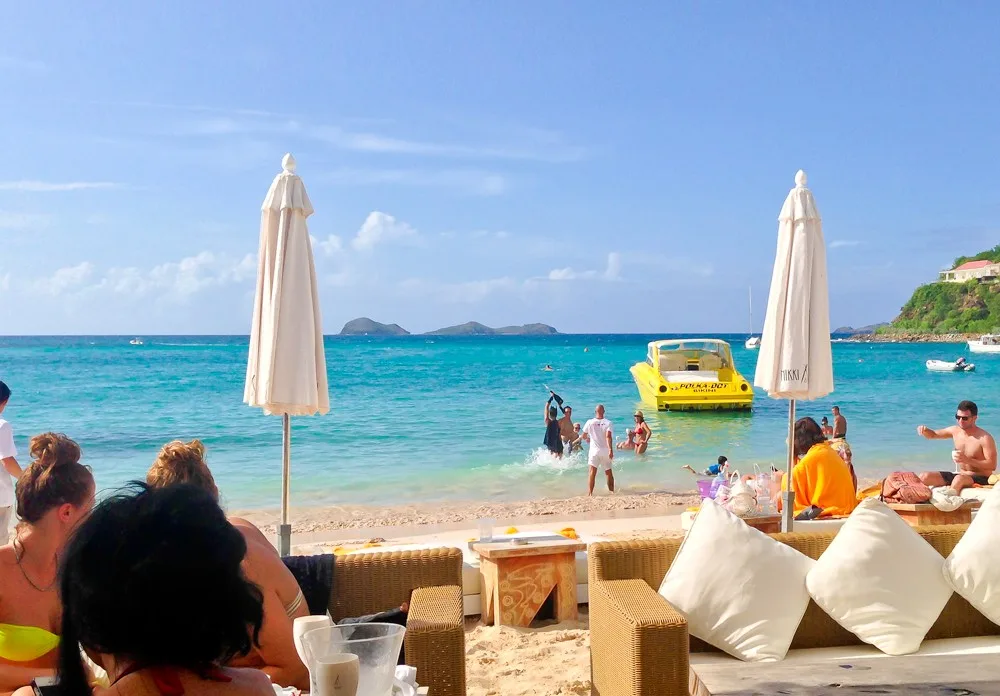 Nikki Beach st barts, dining in st barts