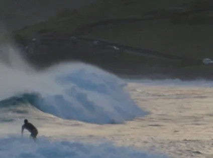 Surfing in Toiny, St. Barths