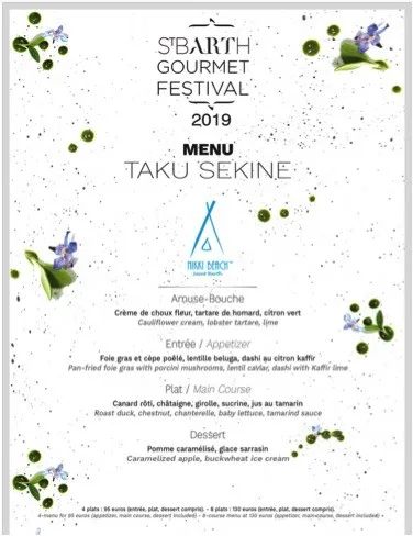 St Barts Gourmet Food & Wine Festival Event News, November 11-15, 2020