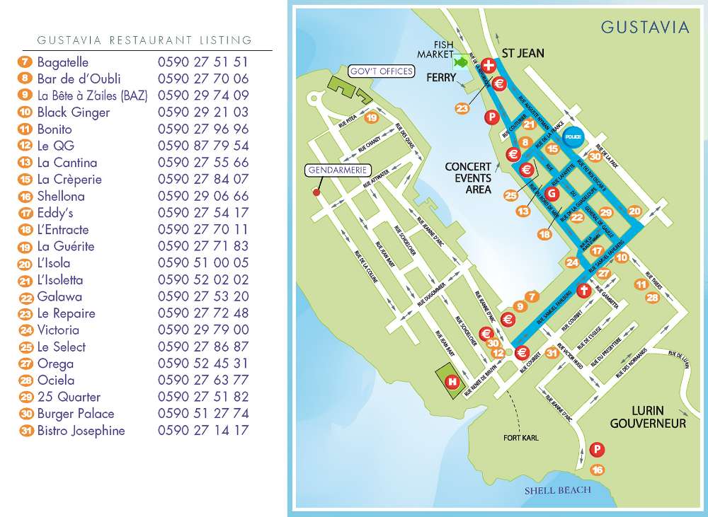 St. Barts Map & Where is St Barts?