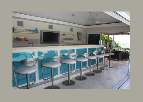 Villa Conch pool bar Turks and Caicos