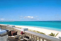 Turks and Caicos beach balcony