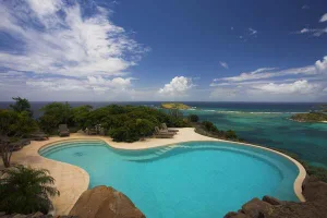 A Stunning Ocean Scene from this Villa in Mont Jean