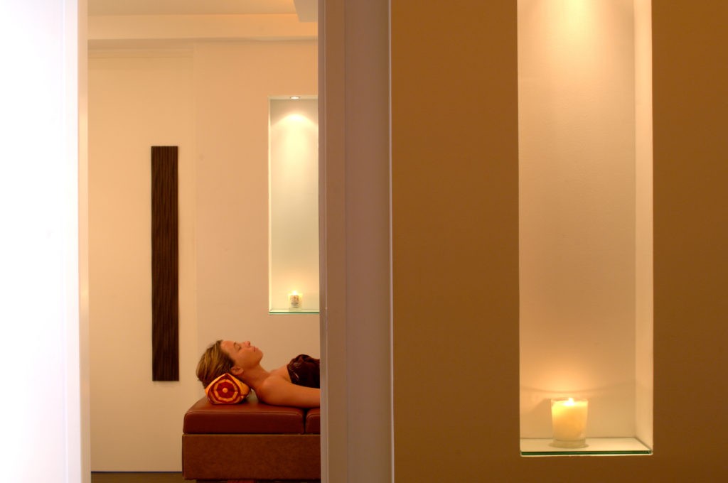 Treatment rooms at the Gustavia spa