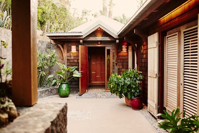 Entrance to WIMCO Villa Nahma, St. Barths