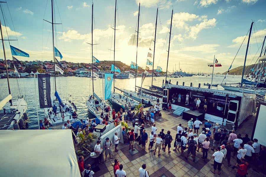 Les Voiles de St Barth 2016 racing village