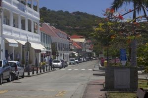 Rue de la Republique in Gustavia.