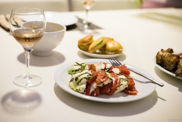 Wine and dinner in St. Barths…what could be better?