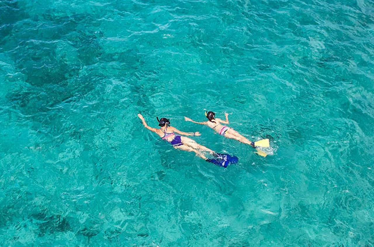 water activities snorkel oil nut bay