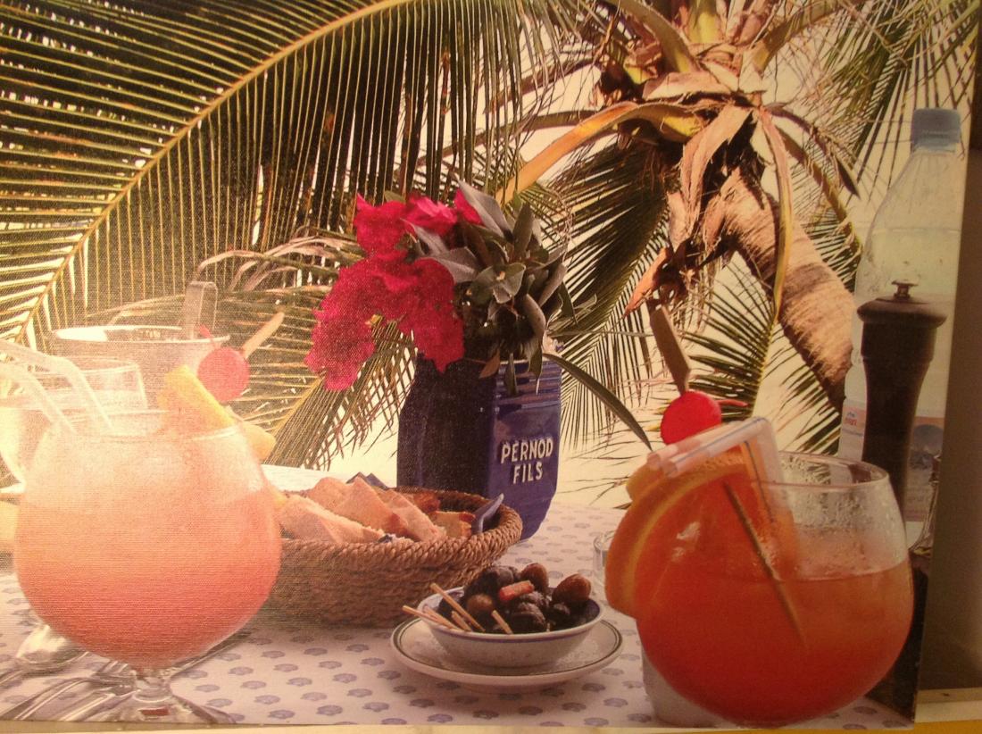 Drinks at The incomparable, feet-in-the-sand Lafayette Club, St Barths Restaurants