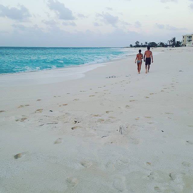 A stroll down Shoal Bay post hurricane Irma. Photo Credit: Anguilla ATB