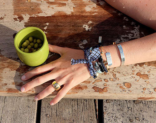 Wasabi peanuts, a staple snack when we can find them