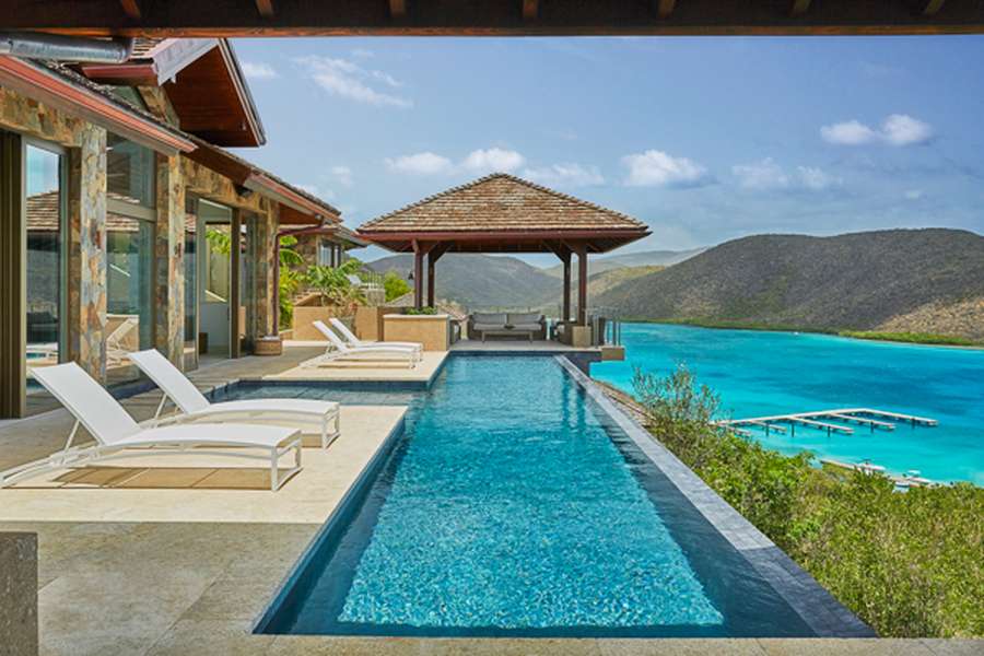 The four bedroom villa at Oil Nut Bay