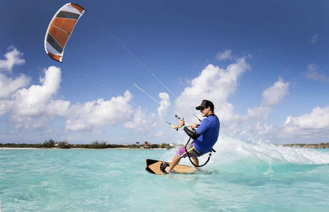 kitesurfing