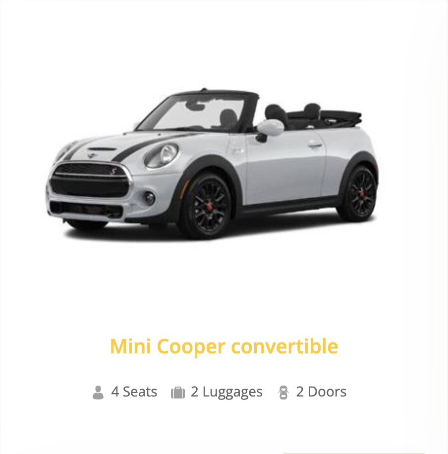 Mini Cooper Convertible