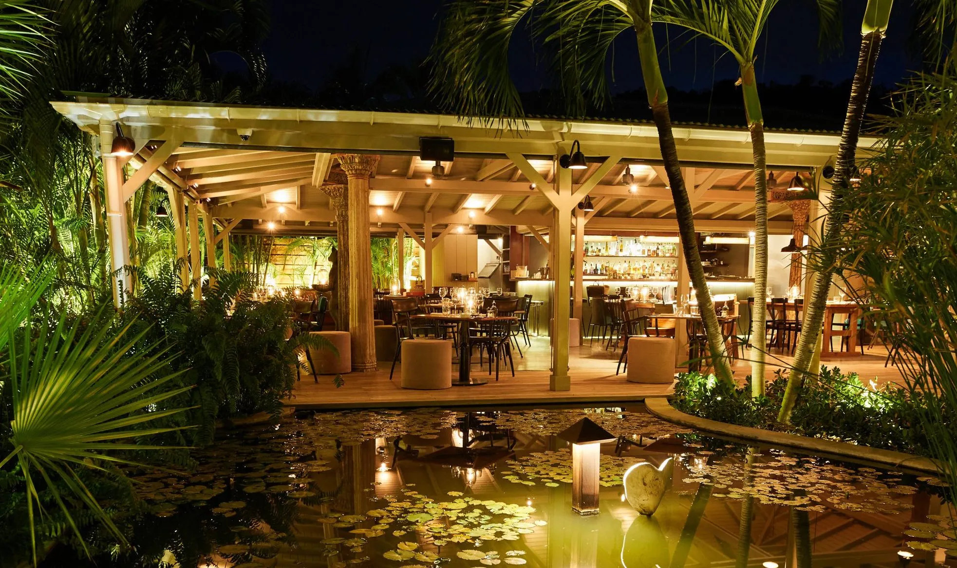 Tamarin Restaurant in Saline, St Barth