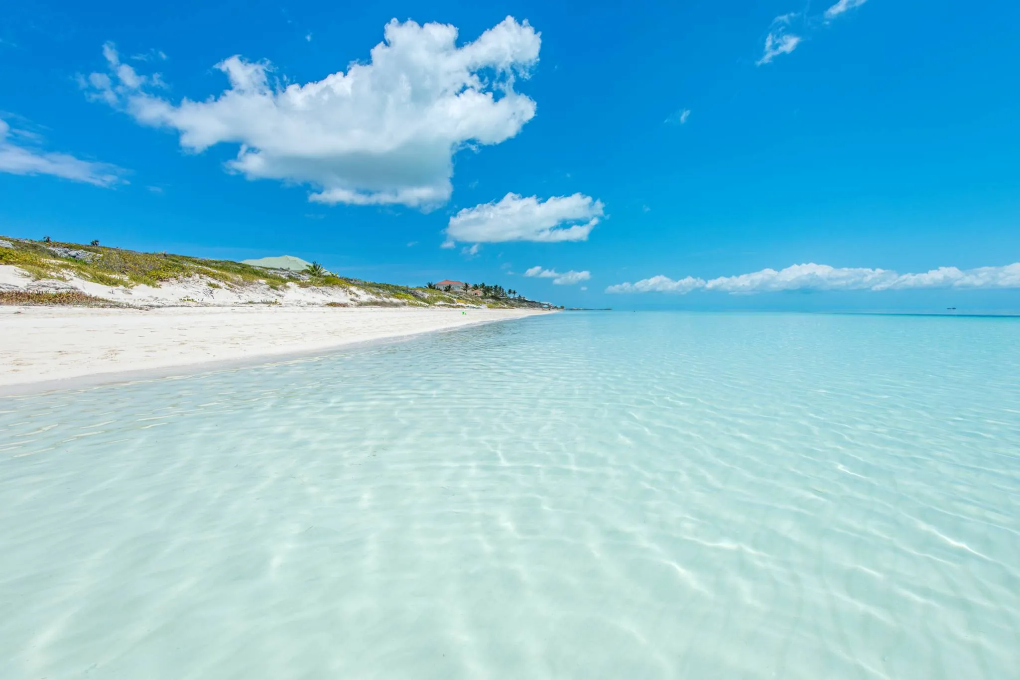 Calm waters of Long Bay Beach 