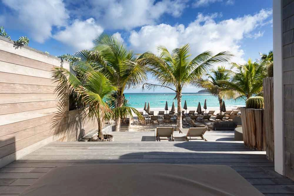 Porch at Pearl Beach Two-Bedroom Villa © Pearl Beach, St Barth