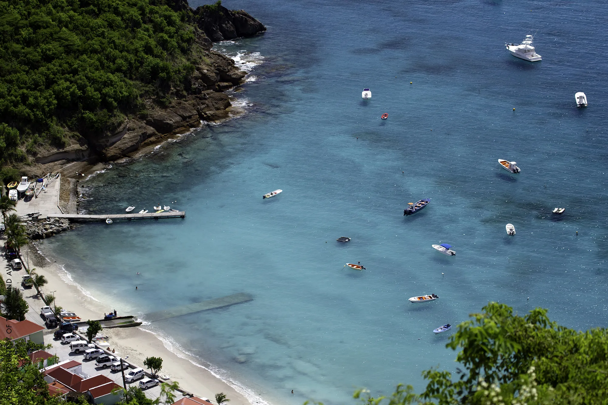 View of Corossol Beach